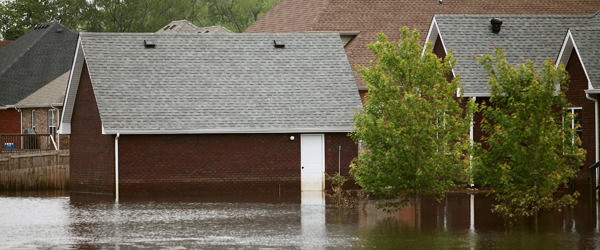 Graphic of a Flood - Go to Flood Preparedness Page