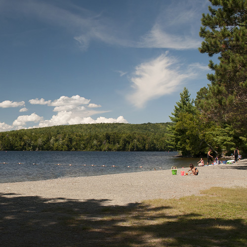 a beach lake