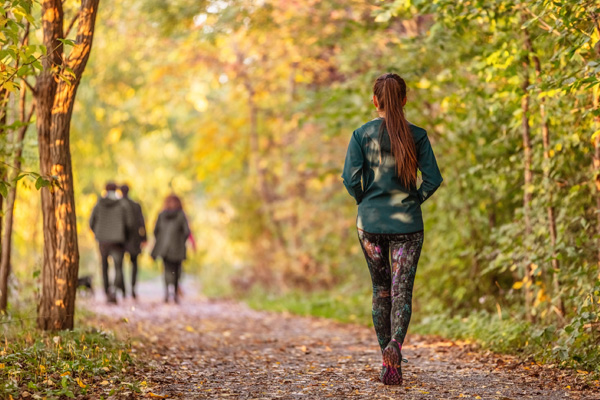 people walking on a road